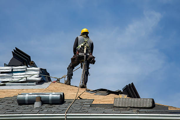 Professional Metal Roofing technician working in Chappell Hill, TX
